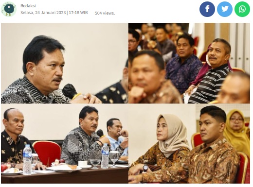 Kunker ke Kota Bogor, Walikota Madiun Sekaligus Beri Arahan Peserta Diklat PPK
