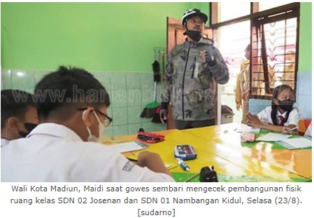 Cek Fisik Gedung Sekolah, Wali Kota Ancam Pekerjaan Tak Dibayar Kalau Kualitasnya Jelek
