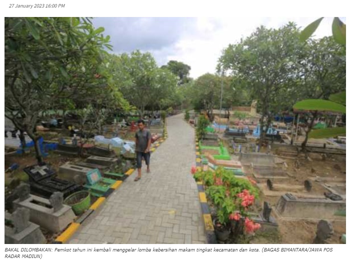 Pemkot Madiun Berencana Gulirkan Kembali Lomba Kebersihan Makam