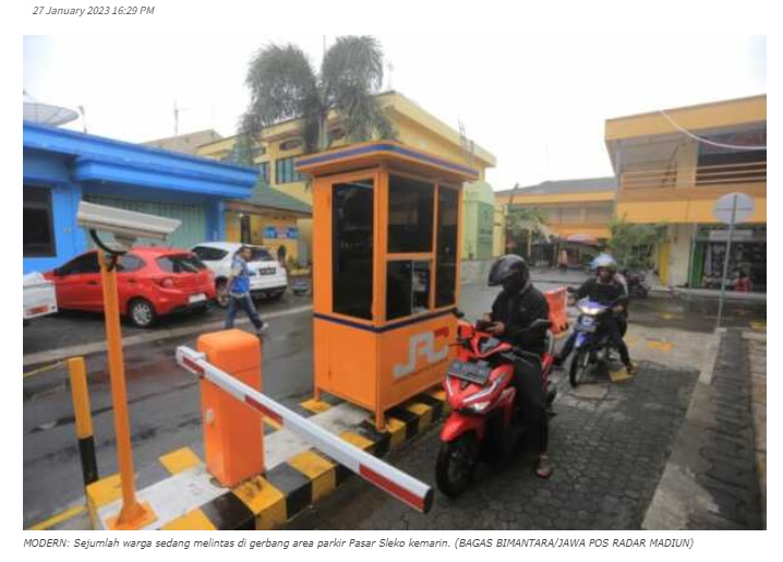 OGS Dongkrak Pendapatan Parkir Pasar Sleko