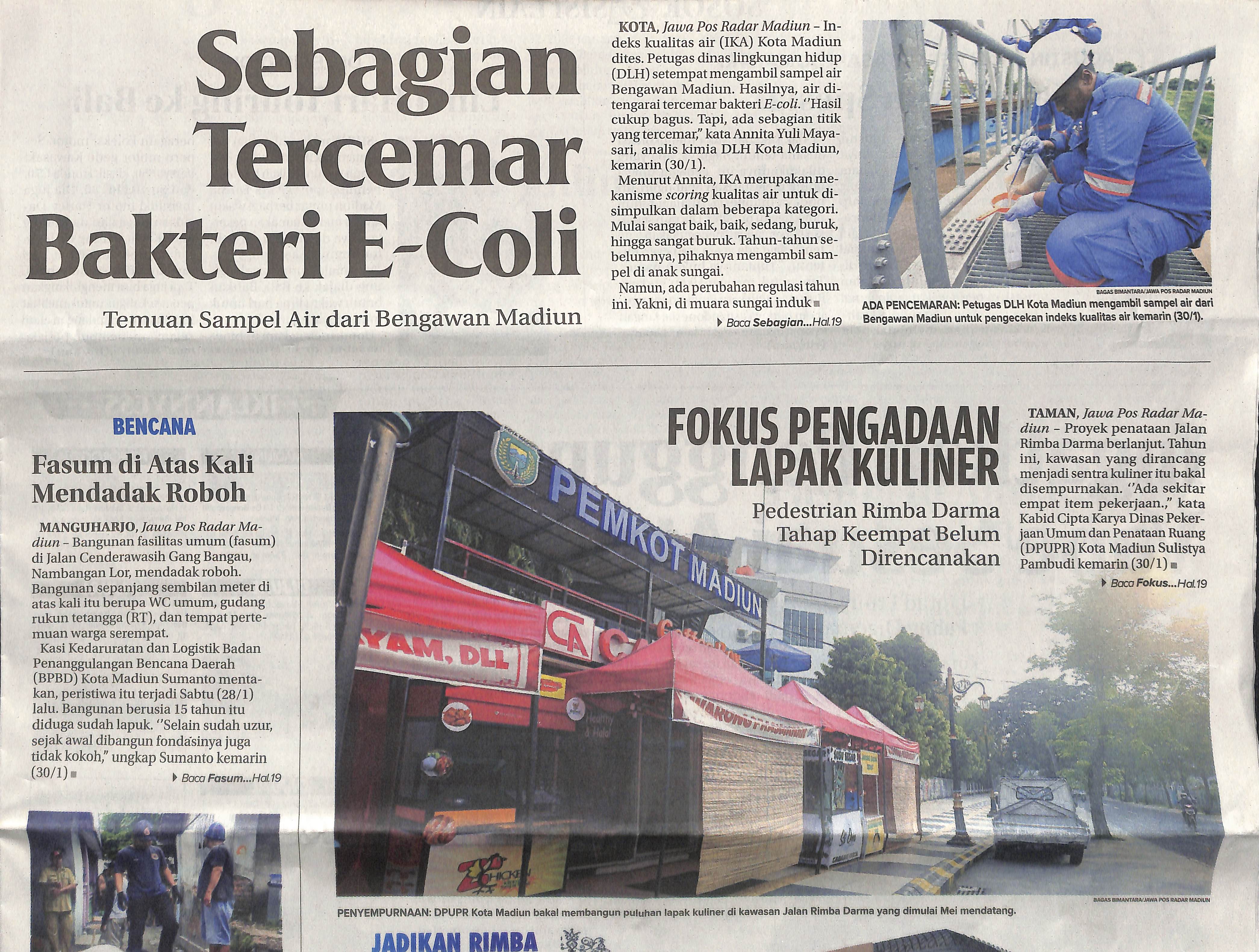 Fokus Pengadaan Lapak Kuliner, Pedestrian Rimba Darma Tahap Keempat Belum Direncanakan