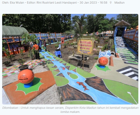 Lagi, Disperkim Kota Madiun Adakan Lomba Kebersihan Makam