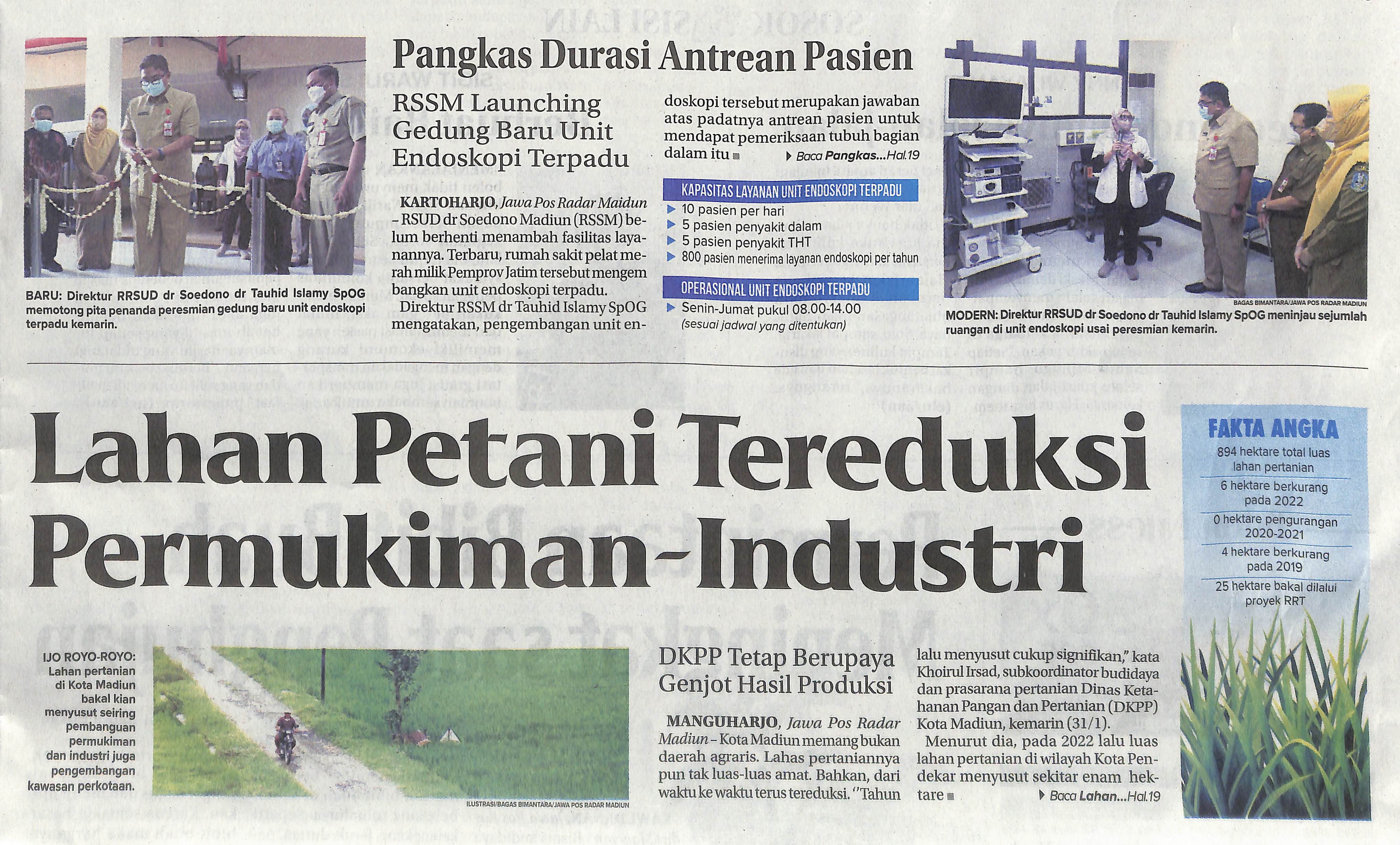 Pangkas Durasi Antrean Pasien, RSSM Launching Gedung Baru Unit Endoskopi Terpadu