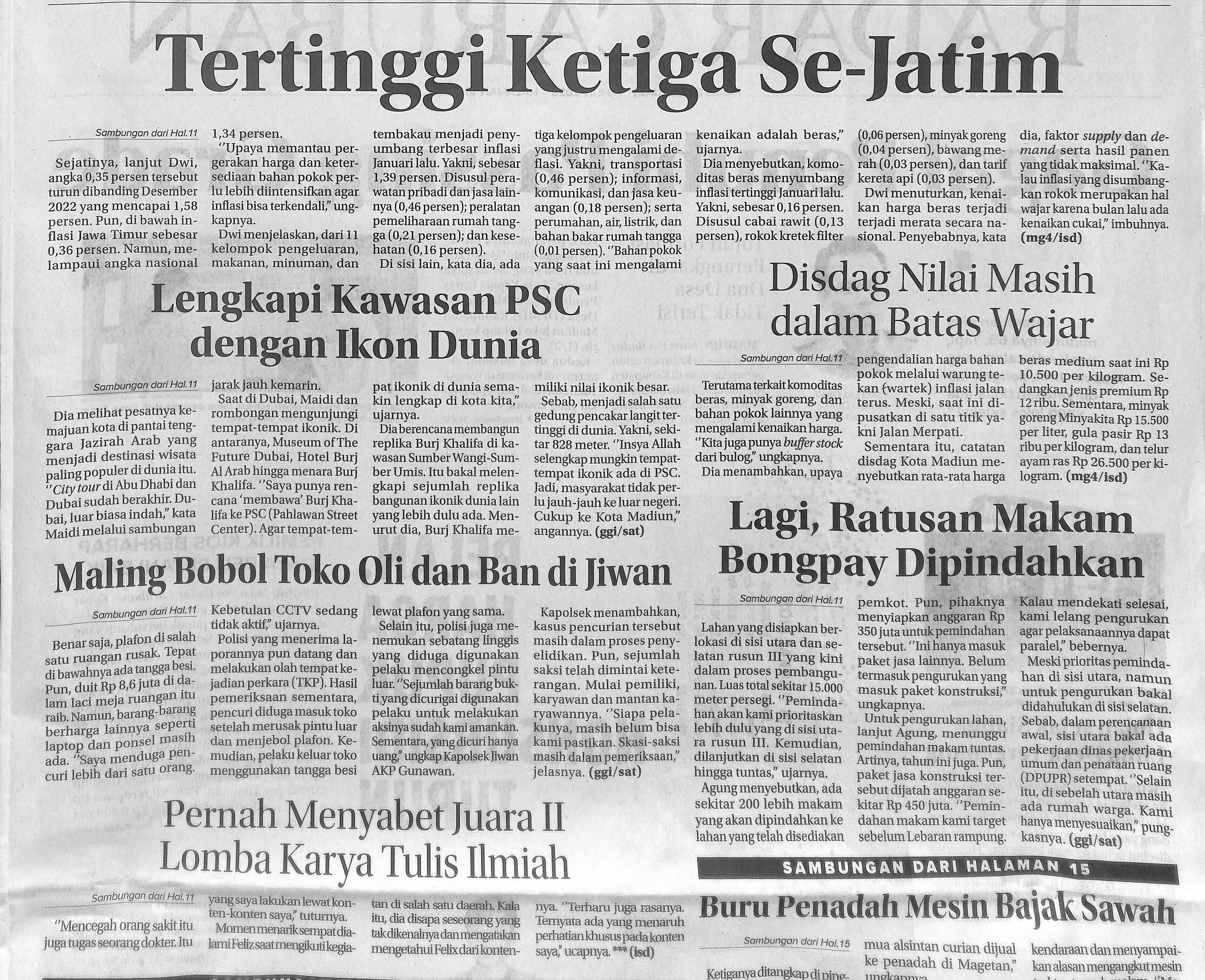 Disdag Nilai Masih dalam Batas Wajar