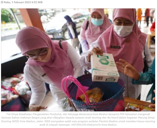 Kerja keras Pemerintah Kota Madiun cegah anak terkena stunting