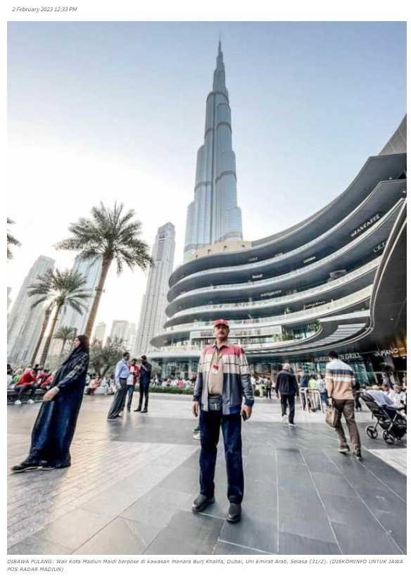 Lengkapi Ikon Dunia di PSC, Maidi Berencana Bangun Replika Burj Khalifa