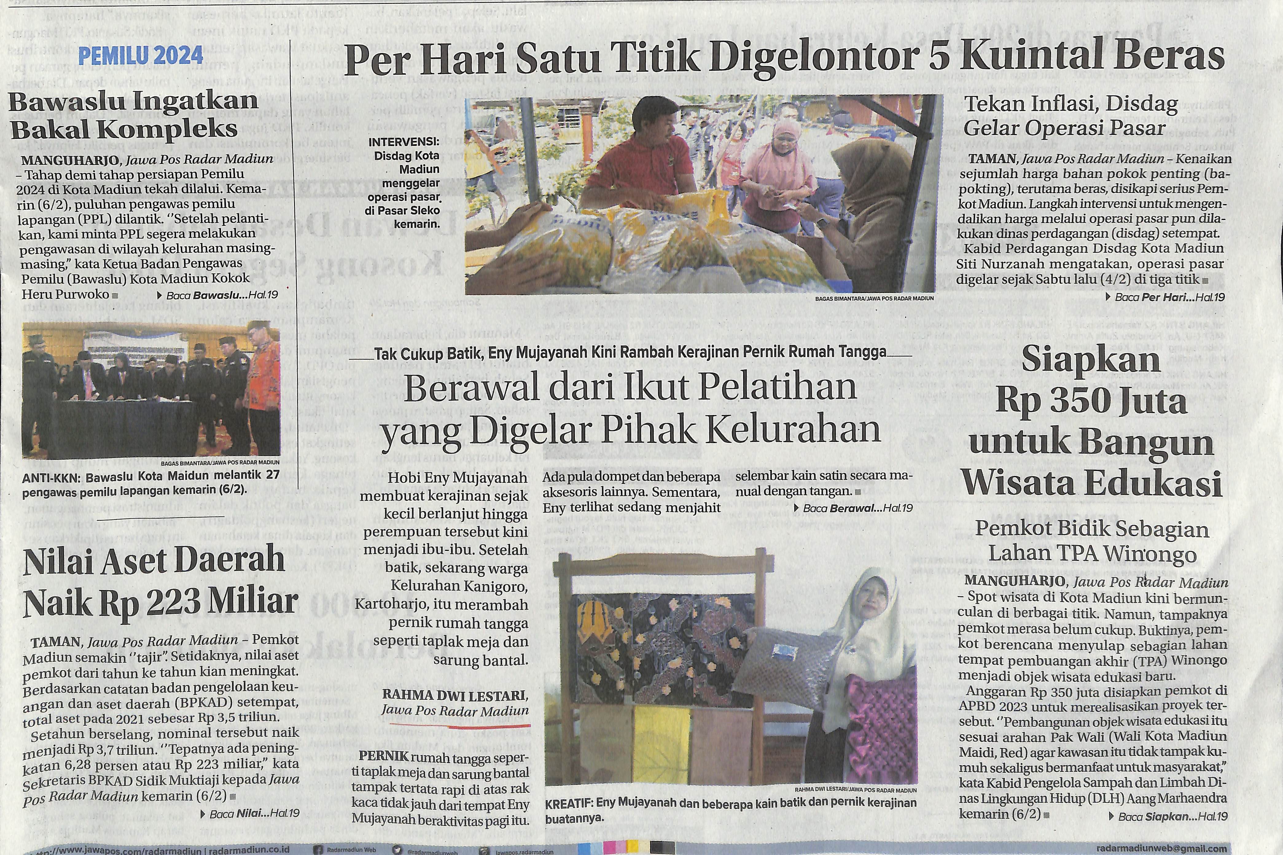 Per Hari Satu Titik Digelontor 5 Kuintal Beras, Tekan Inflasi Disdag Gelar Operasi Pasar