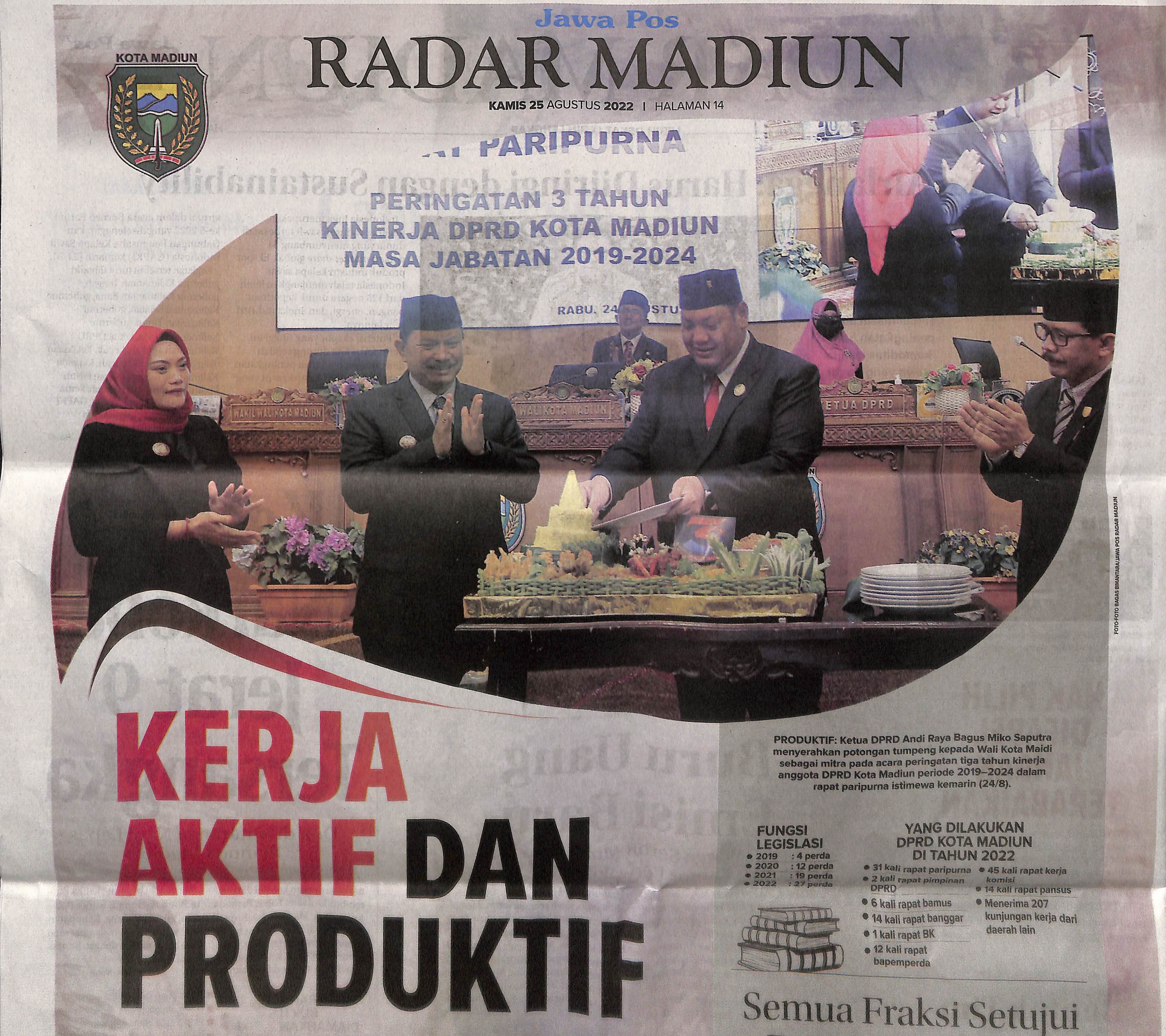 Semua Fraksi Setujui Rancangan APBD Perubahan 2022