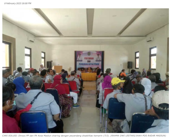 Ruang Display-Produksi Kembangkan Ratusan UMKM Difabel Kota Madiun