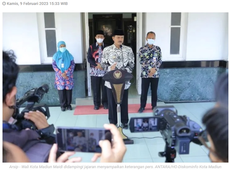 Wali Kota Madiun: HPN momentum perkuat peran pers makin profesional