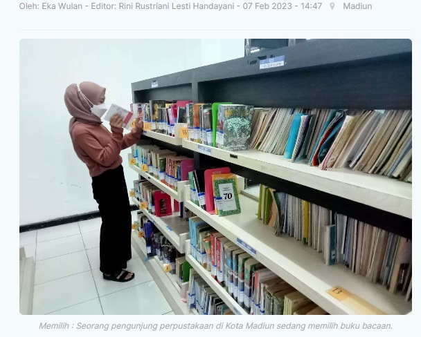 Dinas Perpustakaan Kota Madiun Berupaya Tingkatkan Jumlah Kunjungan