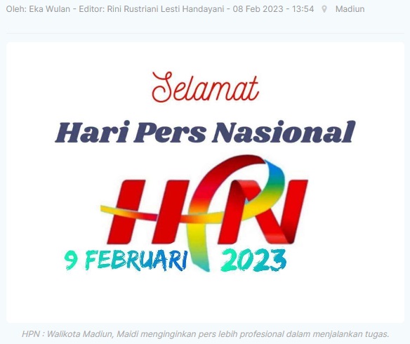 HPN 2023, Walikota Madiun Inginkan Pers Lebih Profesional