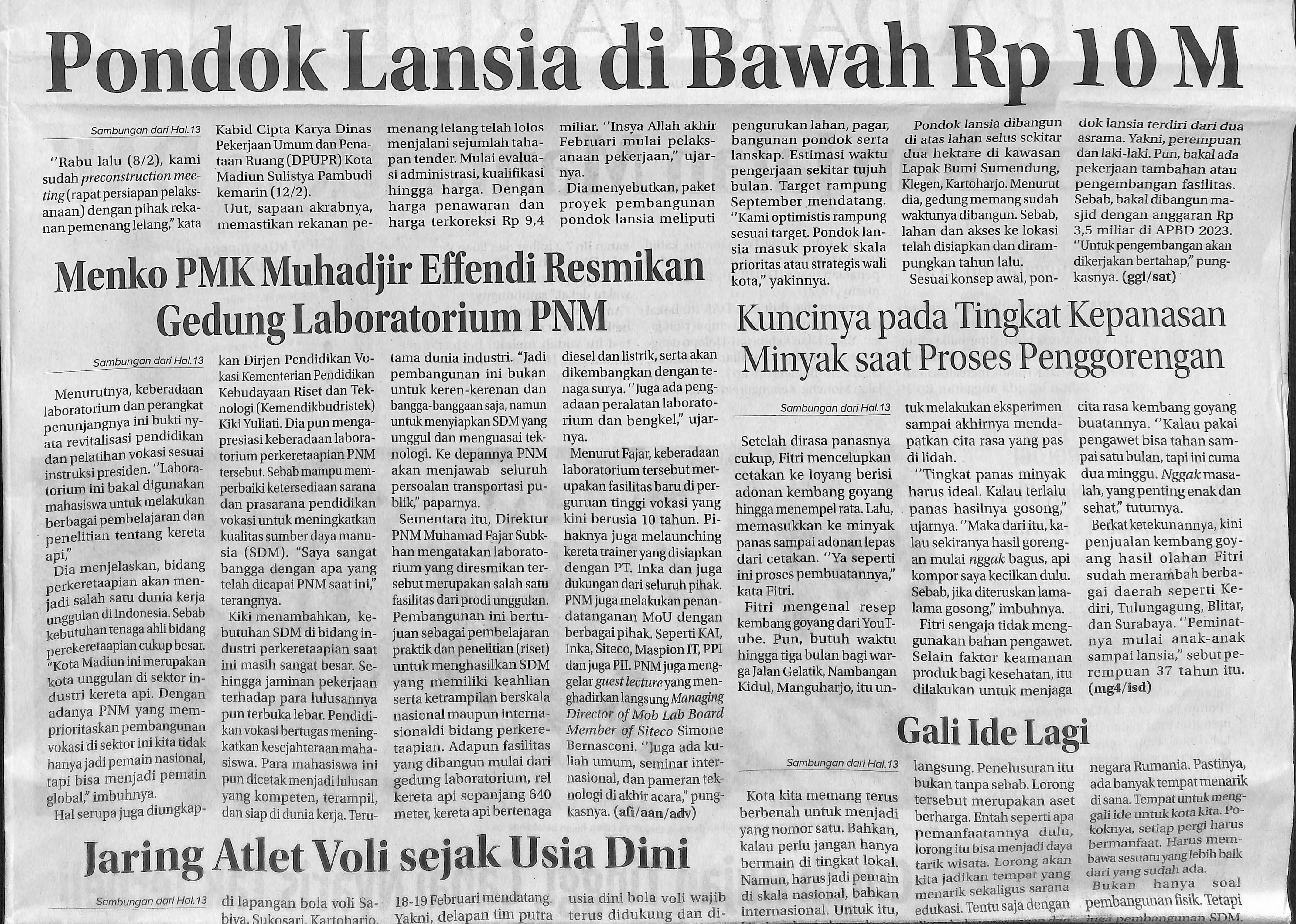 Pondok Lansia di Bawah Rp 10M, Lelang Dimenangkan Rekanan Lokal,  Akhir Februari Digarap