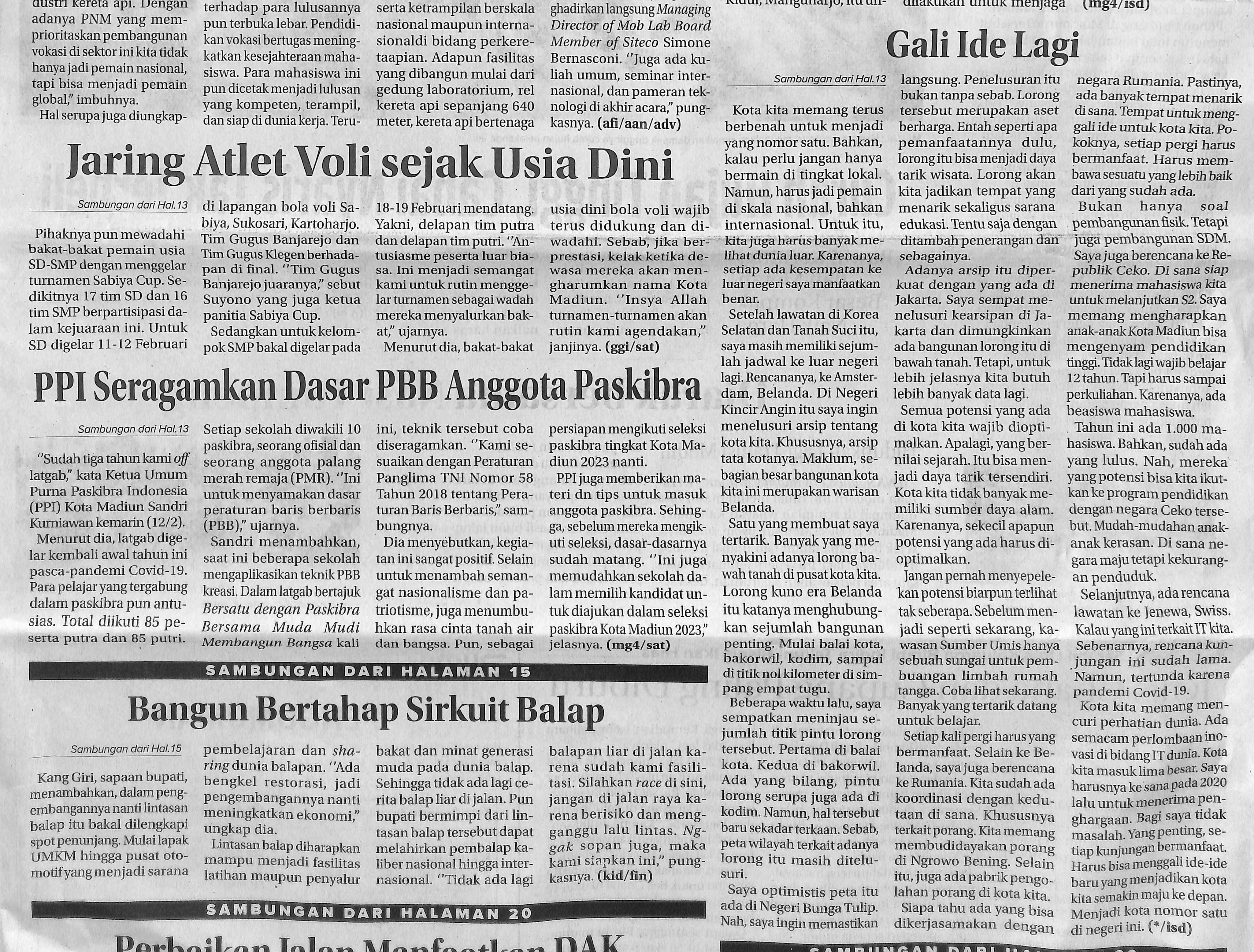 PPI Seragamkan Dasar PBB Anggota Paskibra