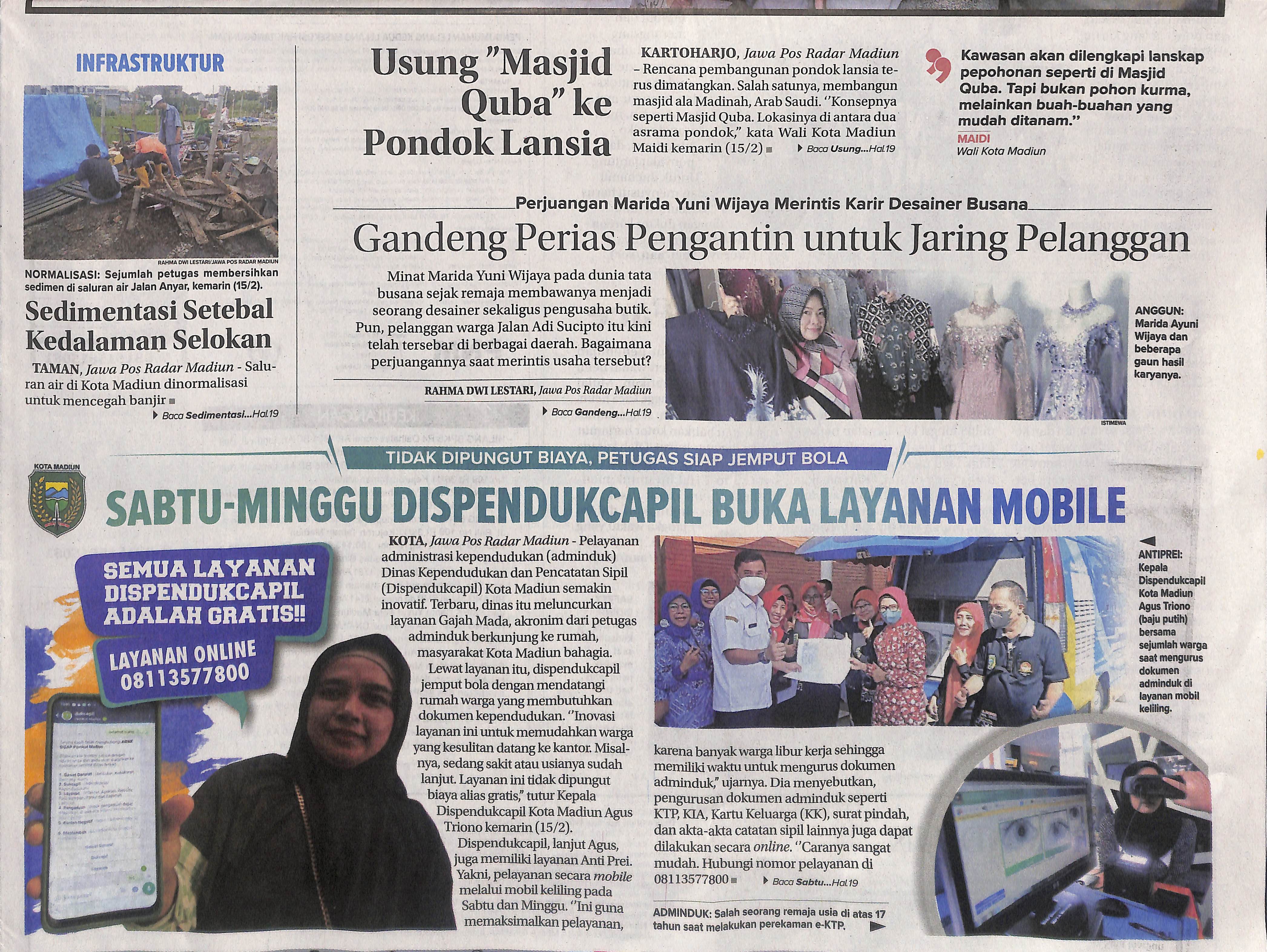 Sabtu-Minggu Dispendukcapil Buka Layanan Online
