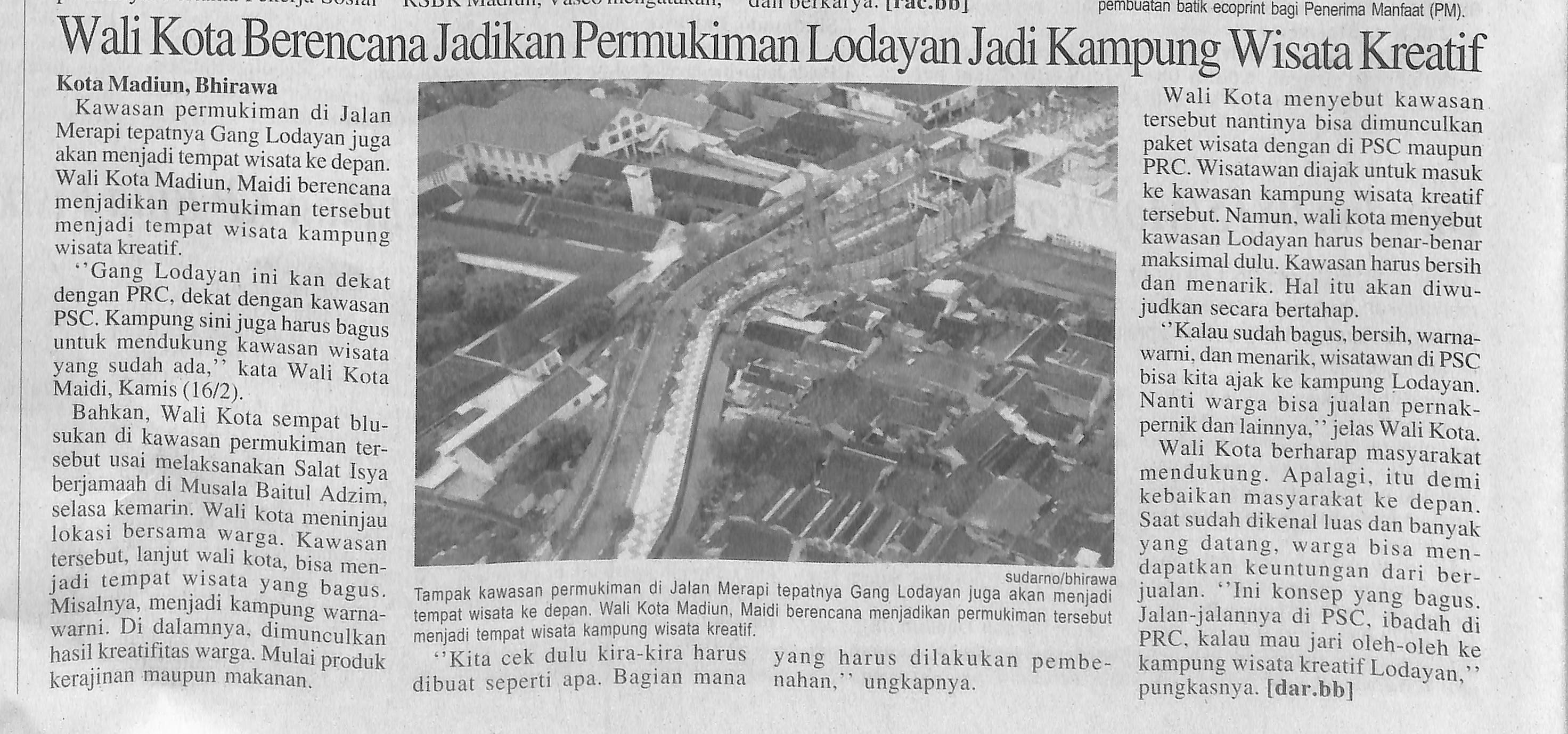 Wali Kota Berencana Jadikan Permukiman Lodayan Jadi Kampung Wisata Kreatif