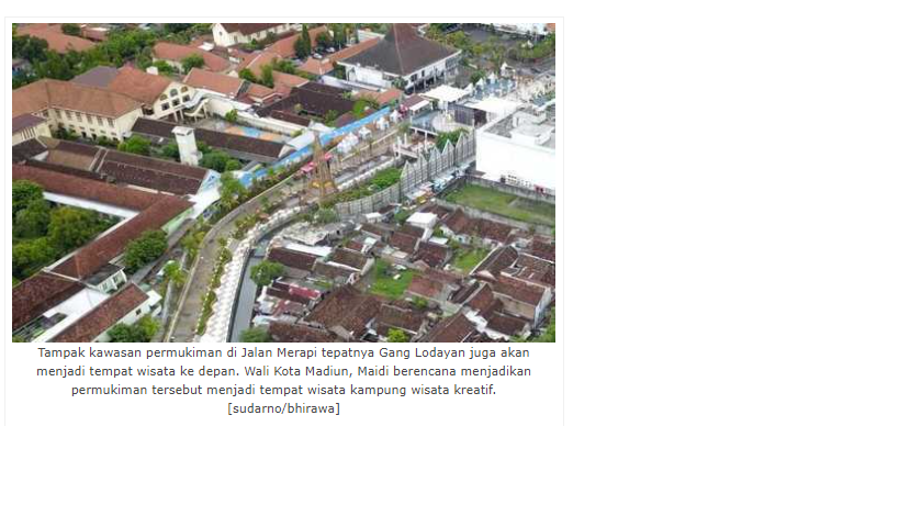 Wali Kota Madiun Berencana Jadikan Permukiman Lodayan Kampung Wisata Kreatif