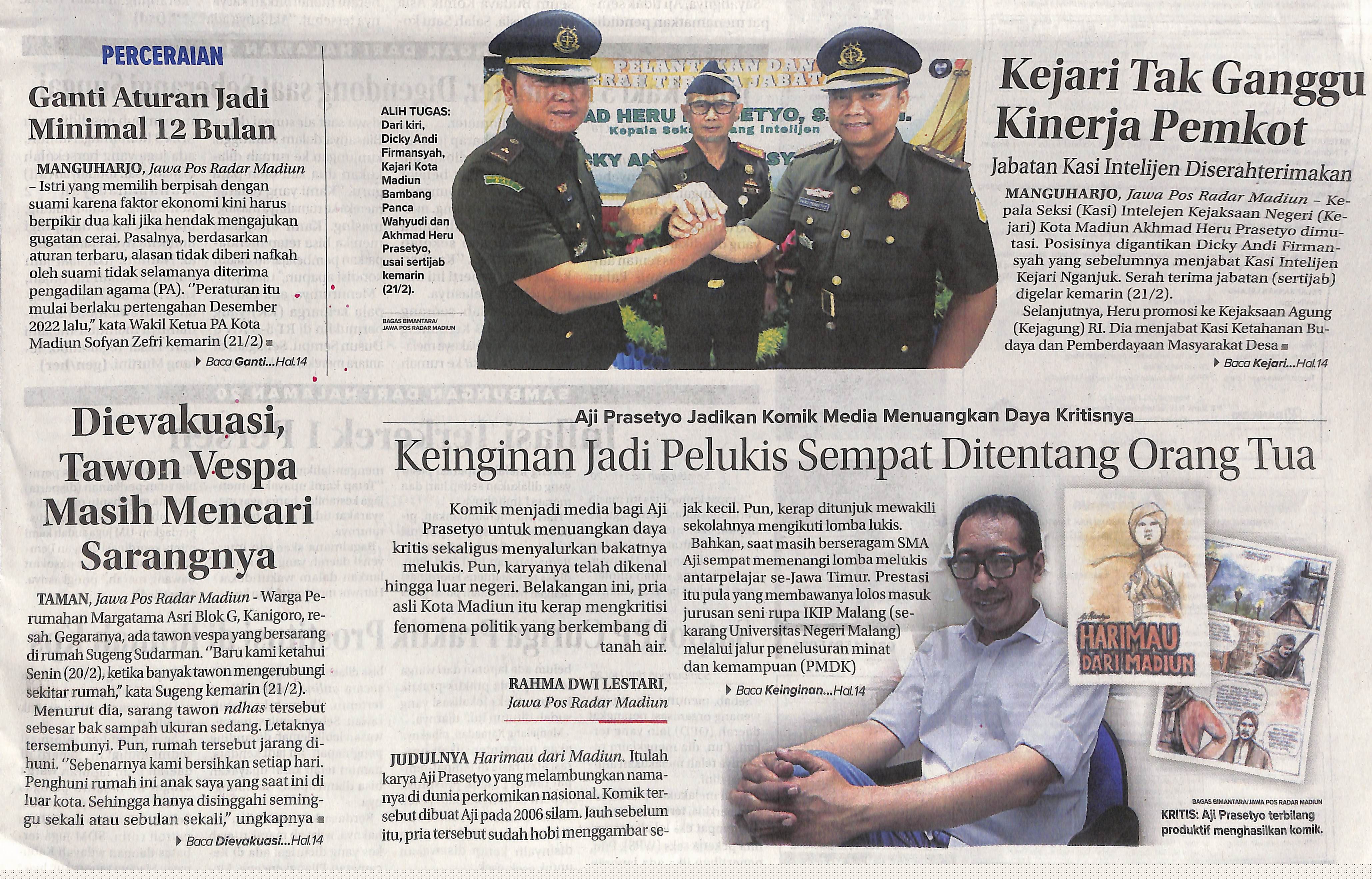 Kejari Tak Ganggu Kinerja Pemkot, Jabatan Kasi Intelejen Diserahterimakan