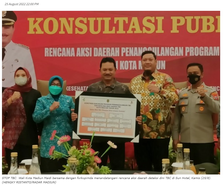Deteksi Dini TBC, Pemkot Madiun Anggarkan Rp 200 Juta