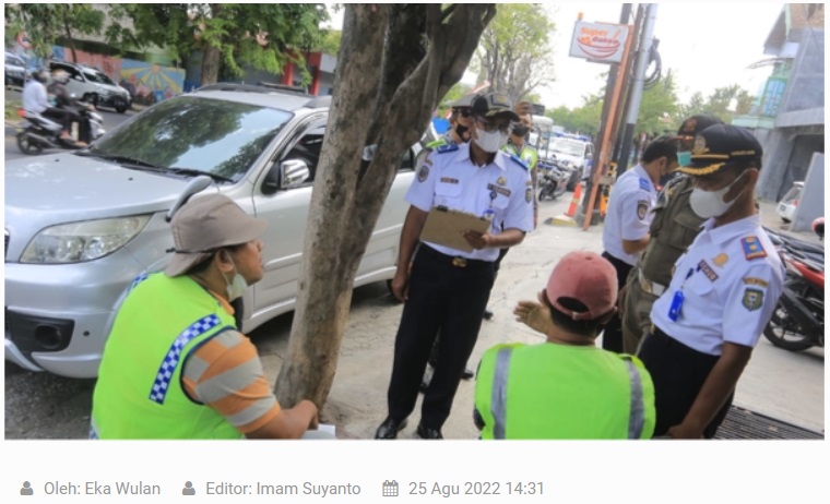 Dishub Kota Madiun Akan Tertibkan Parkir Liar di Ruas Jalan Nasional