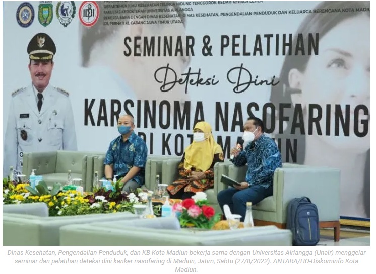 Dinkes Kota Madiun dan Unair gelar seminar deteksi dini kanker nasofaring