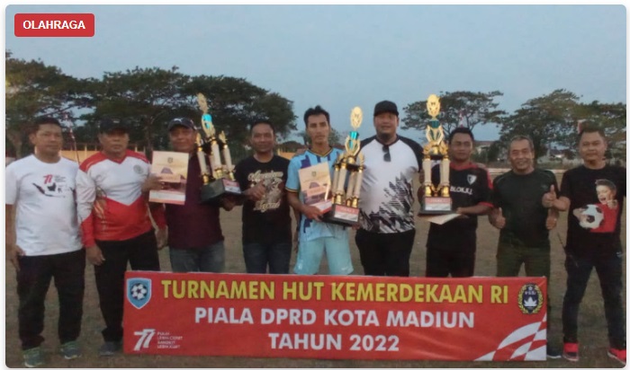 Tunamen Sepak Bola Piala DPRD Kota Madiun 2022, Diikuti Para Mantan Pemain Liga Indonesia