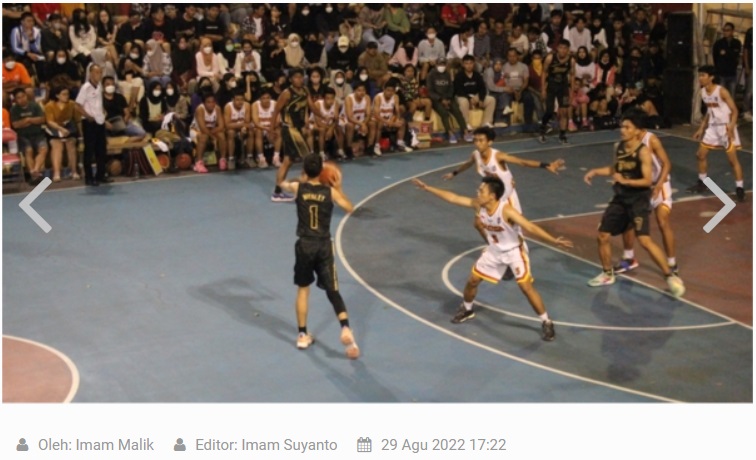 Kejuaran Basket Antar Pelajar se Kota Madiun, SMAN 1 Raih Juara Satu Putri dan SMAN 2 Raih Juara Satu Putra