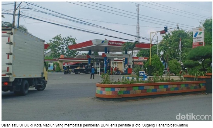Pembeli Pertalite di Kota Madiun Dibatasi, Pertamina itu Inisiatif SPBU