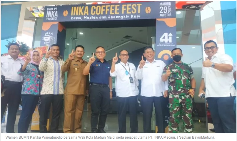 Tinjau Pesananan E Inobus, Wamen BUMN Kunker Ke INKA Madiun