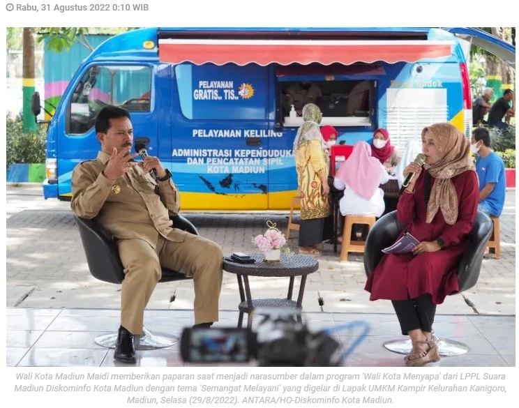 Wali Kota Maidi ajak ASN di Madiun ke luar kantor melayani masyarakat
