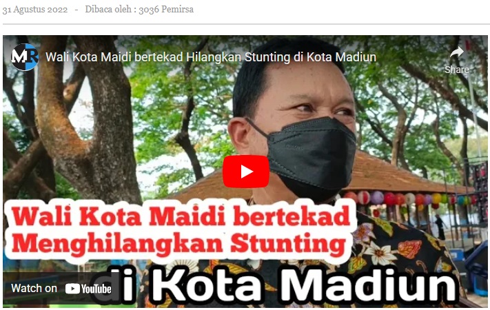 Rapat dengan Pejabat di Kota Madiun, Wali Kota Maidi bertekad Habiskan Stunting di Kota Pendekar