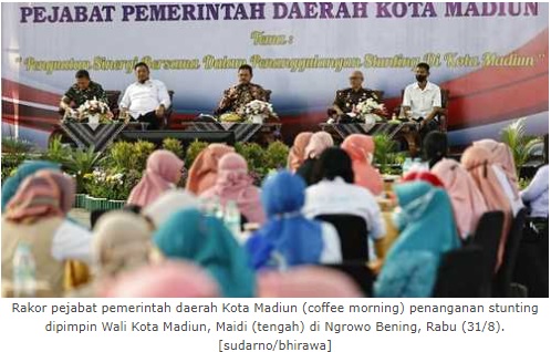 Wali Kota Madiun Siapkan Warung Stop Stunting di Tiap Kelurahan