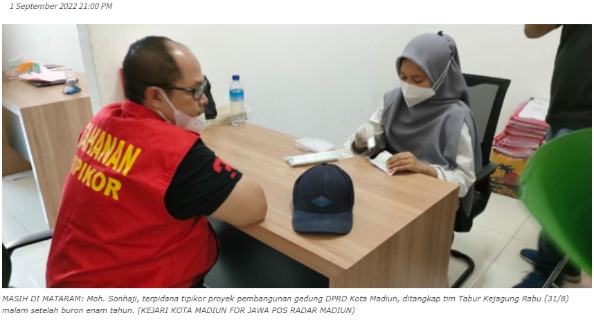 6 Tahun Buron, Koruptor Gedung DPRD Kota Madiun Ditangkap Tim Tabur Kejagung