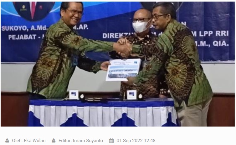 Suroso Resmi Menjabat Kepala RRI Madiun
