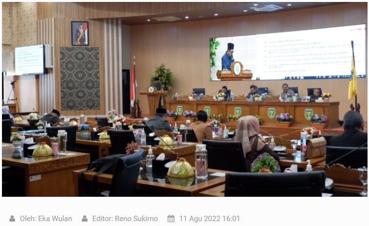 Fraksi DPRD Minta Penjelasan Walikota Madiun Soal Raperda P-APBD 2022