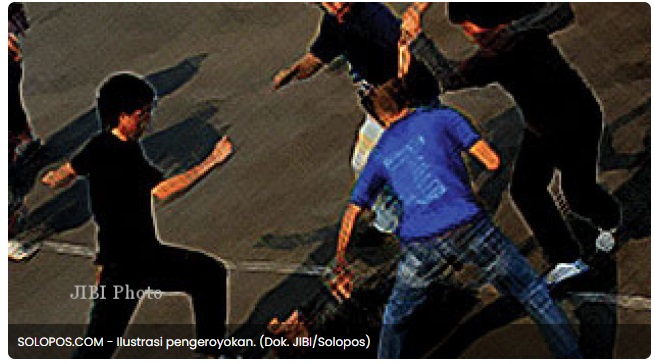 Sekelompok Anggota Perguruan Silat Rusak Rumah & Motor di Madiun
