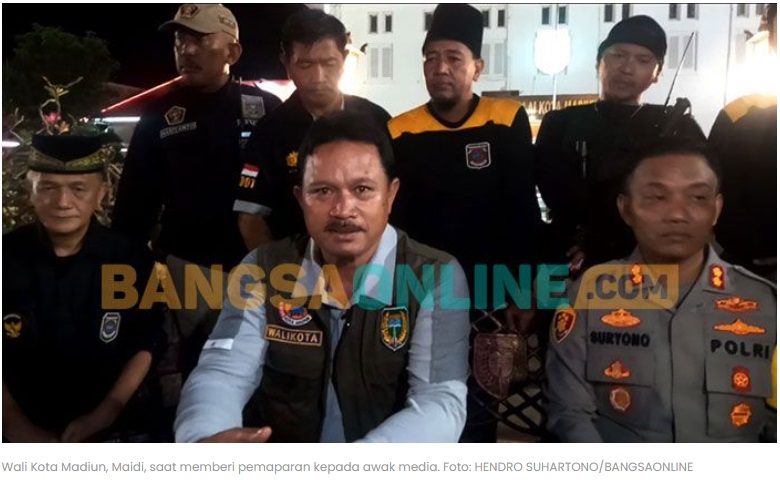 Pascabentrokan Antarpendekar, Begini Langkah Wali Kota Madiun Ciptakan Kondusivitas di Wilayahnya