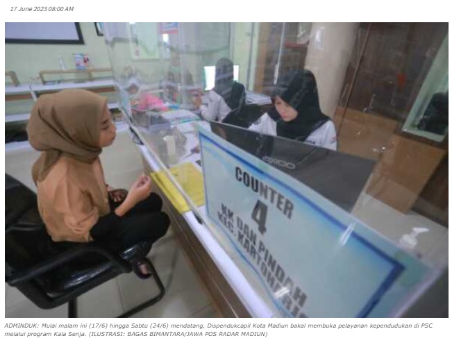 Asyik, Urus Dokumen Kependudukan Bisa di PSC