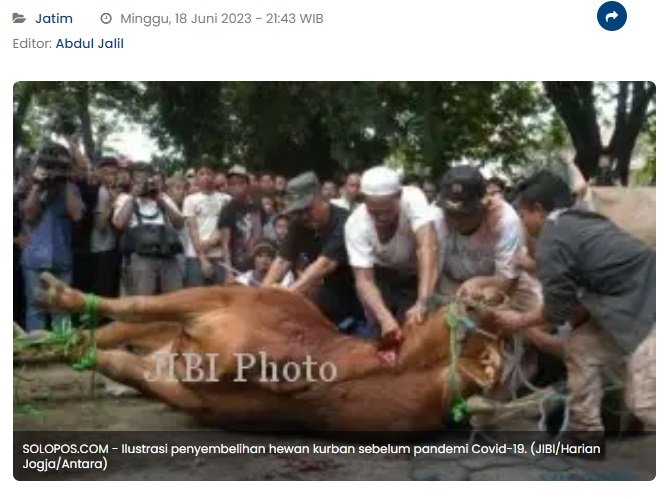 Puluhan Penjagal di Madiun Dilatih Menyembelih Hewan Kurban yang Sesuai Syariat