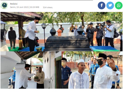 Kenang Jasa Para Leluhur, Walikota Ziarah ke Makam Cikal Bakal Pendiri Madiun