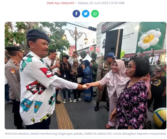 HUT 105 Tahun Kota Madiun, Dari Pesta Rakyat Sampai Aksi Pungut Sampah