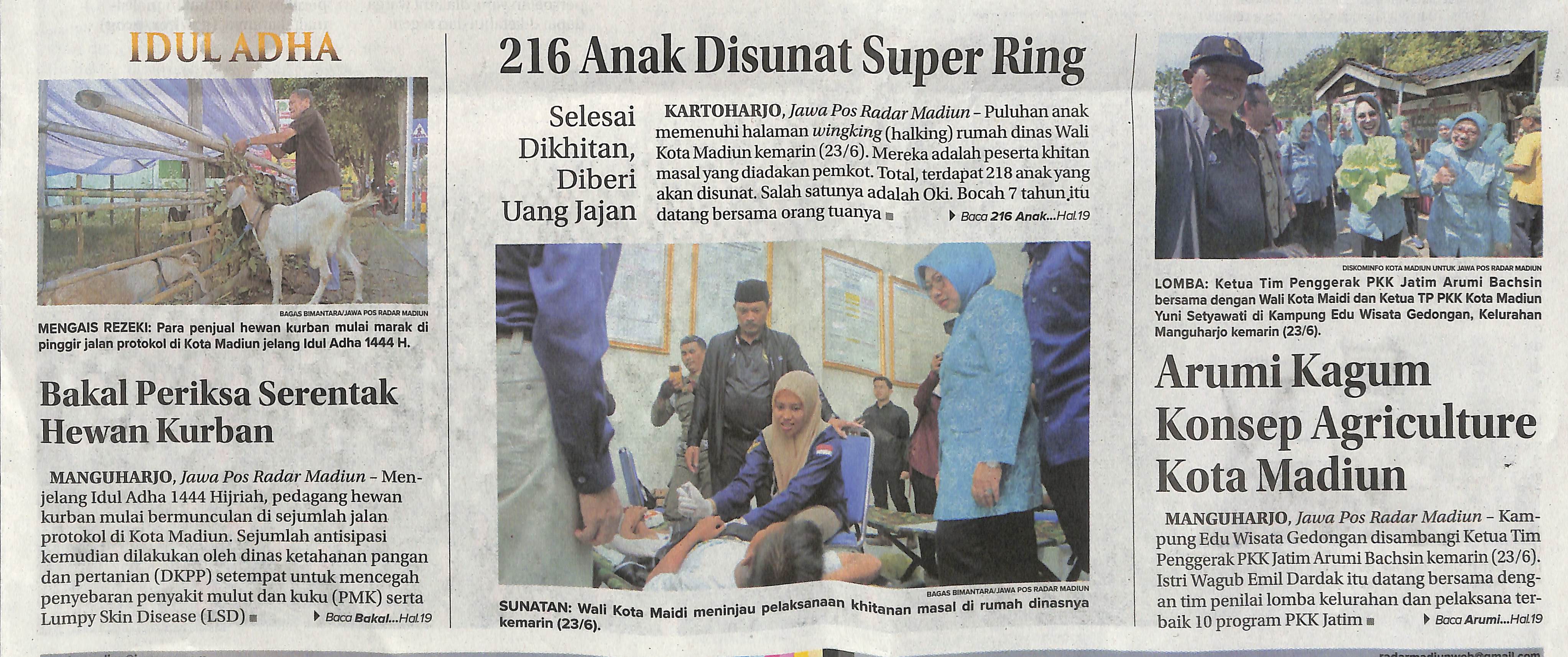 216 Anak Disunat Super Ring, Selesai Dikhitan Diberi Uang Jajan