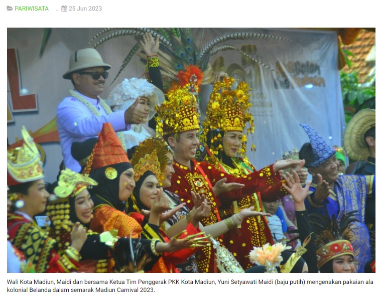 Semarak Madiun Carnival, 209 Penghargaan Pemkot Madiun Dikirab Keliling Kota Madiun