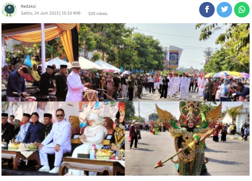 Puluhan Ribu Pasang Mata Saksikan Madiun Carnival Dalam Rangka HJM ke-105