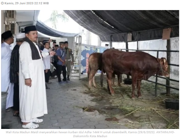 Pemkot Madiun salurkan daging kurban siap saji untuk anak "stunting"