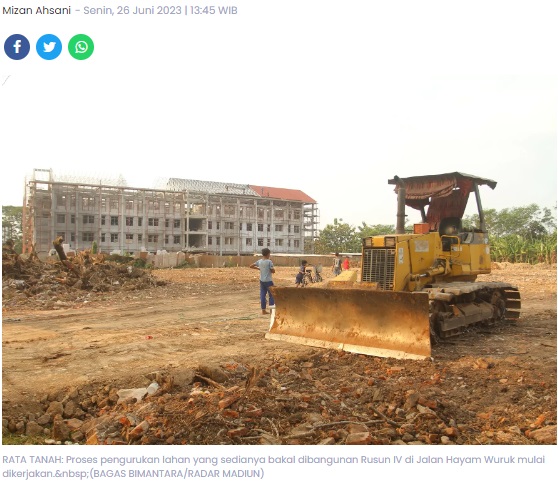Lahan Ready, Pembangunan Rusun IV Tinggal Direalisasi Kementerian PUPR