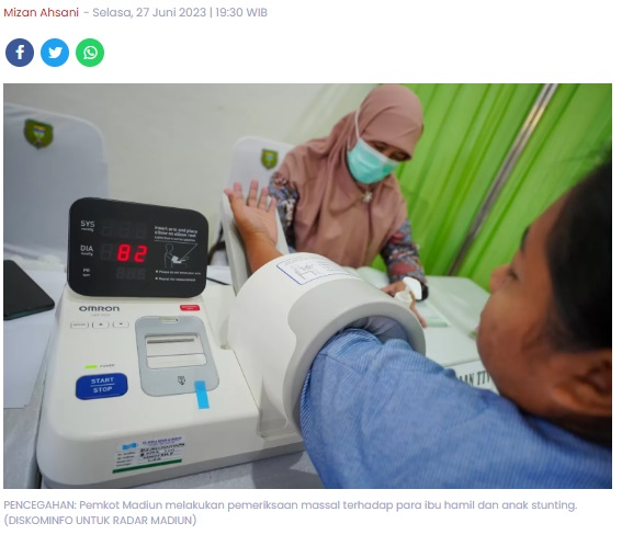 Pemkot Madiun All Out Tekan Stunting