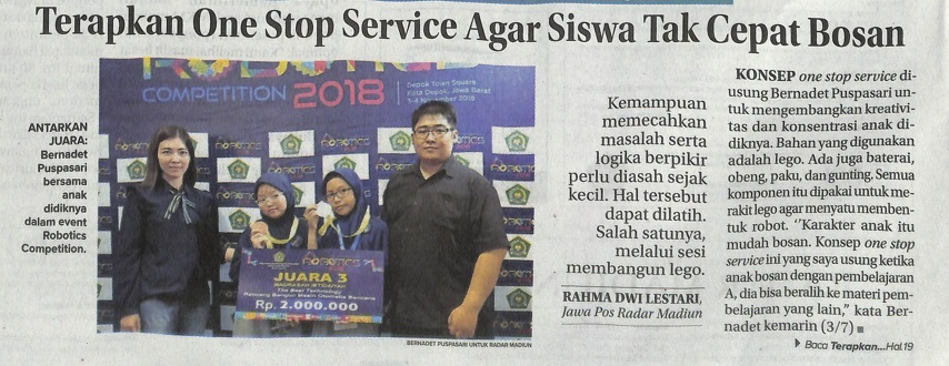 Terapkan One Stop Service Agar Siswa Tak Cepat Bosan