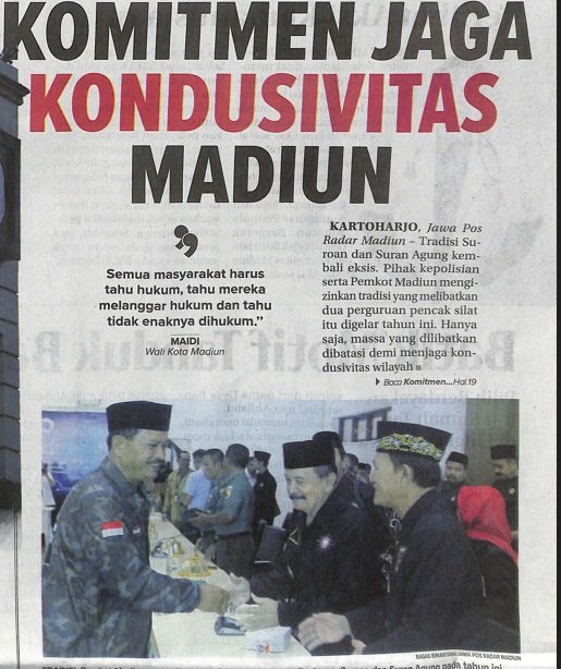 Komitmen Jaga Kondusivitas Madiun