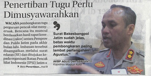 Penerbitan Tugu Perlu Dimusyawarahkan